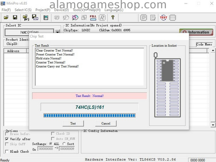 (image for) 74LS161 IC