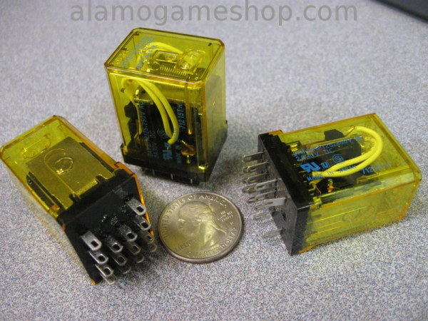 (image for) Relay - 4PDT 240v coil, 5 amp cube - Click Image to Close