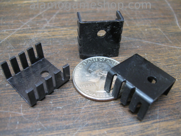 (image for) TO-220 Transistor Heatsink, mini - Click Image to Close