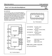 (image for) 4556B Dual 1 of 4 Decoder/Demultiplexer