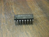 4543 CMOS 16 pin DIP