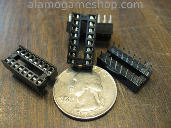 (image for) IC Socket DIP ST 16 pin .3 - Click Image to Close