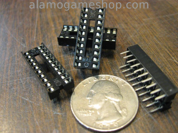 (image for) IC Socket DIP ST 20 pin .3 - Click Image to Close