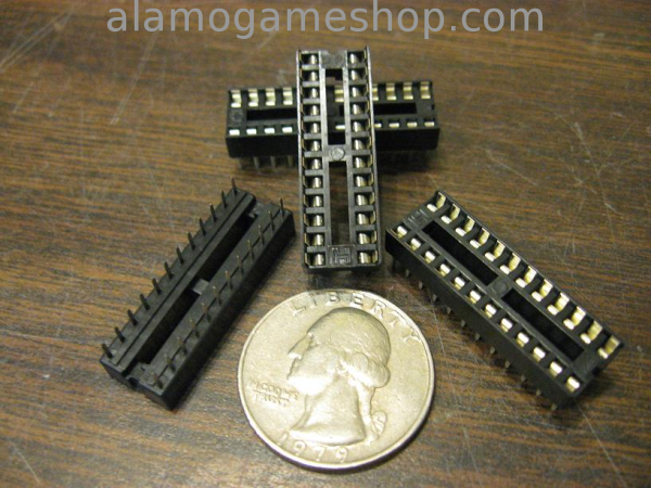 (image for) IC Socket DIP ST 24 pin .3 - Click Image to Close