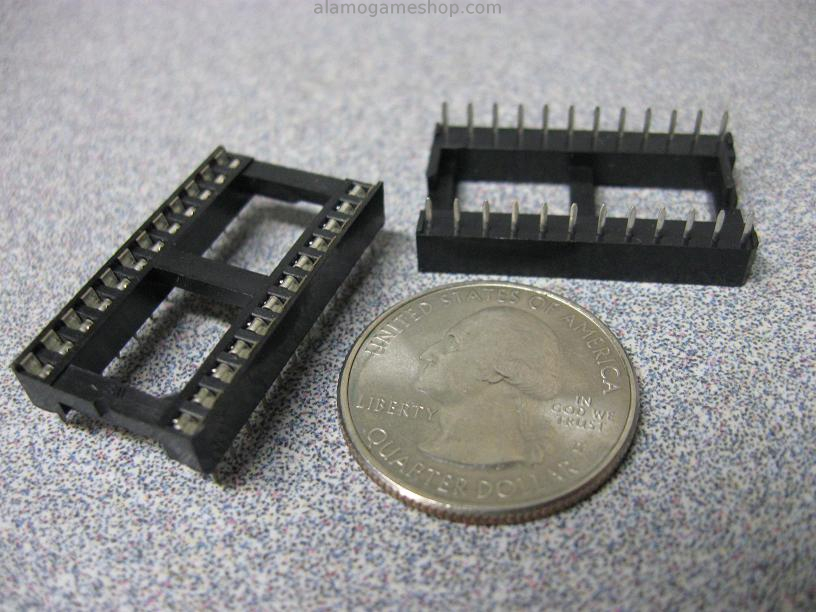 (image for) IC Socket DIP ST 24 pin .6