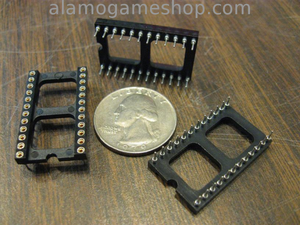 (image for) IC Socket DIP MP 24 pin .6 - Click Image to Close