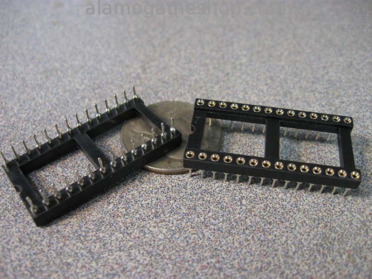 (image for) IC Socket DIP MP 28 pin .6