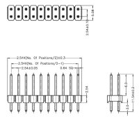 (image for) IDC 16 pin dual header .1 spacing