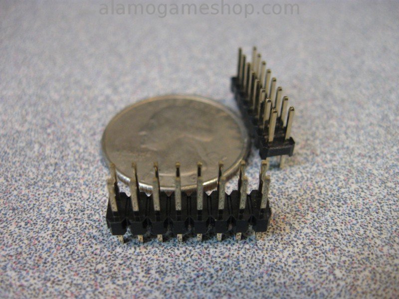 IDC 16 pin dual header .1 spacing - Click Image to Close