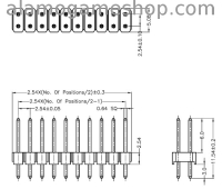 (image for) IDC 26 pin dual header .1 spacing