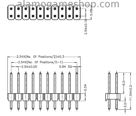 (image for) IDC 26 pin dual header .1 spacing