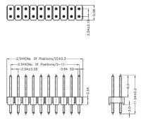 (image for) IDC 50 pin dual header .1 spacing