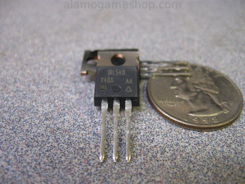 IRL540 Transistor, N CHANNEL POWER MOSFE - Click Image to Close