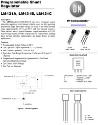 (image for) LM431ACZ Voltage Regulator 2.5v - 36v 100mA