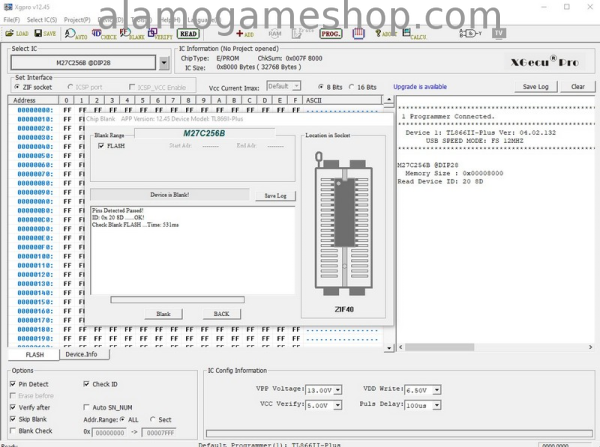 (image for) 27C256B-10F1 eprom ST