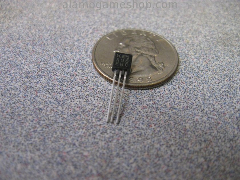 MPSA06 Transistor, NPN 80v CE, 500ma - Click Image to Close