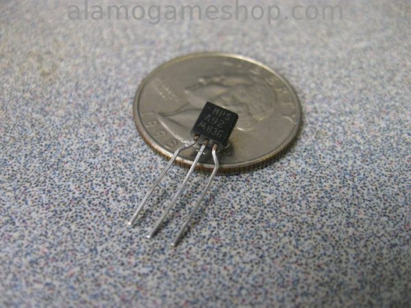 (image for) MPSA92 Transistor, NPN 45v CE, 200ma, lo - Click Image to Close