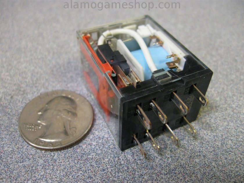 Relay - DPDT 48v 10 amp cube General Pu - Click Image to Close