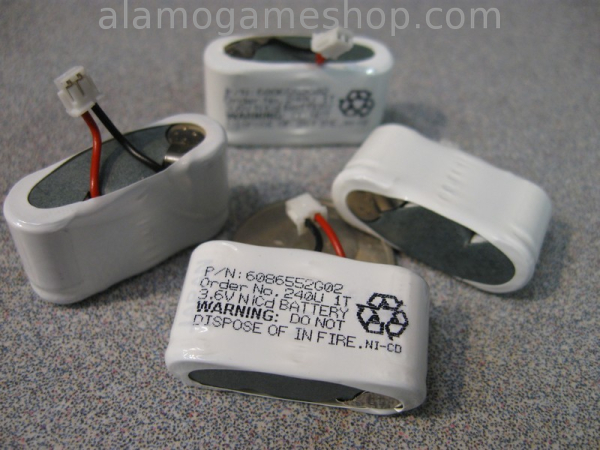 (image for) Battery - NiCad 3.6v 3 cell 50mAH - Click Image to Close