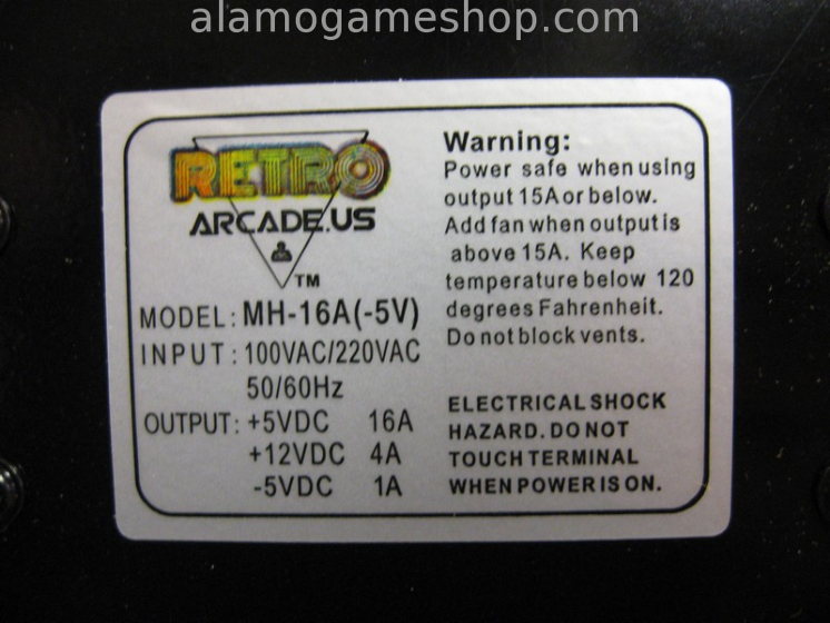 (image for) Arcade Power Supply 16a