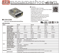 (image for) Power Supply 4amp 5v and 1amp 12v