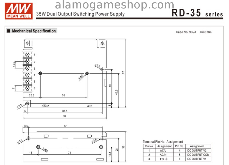 (image for) Power Supply 4amp 5v and 1amp 12v
