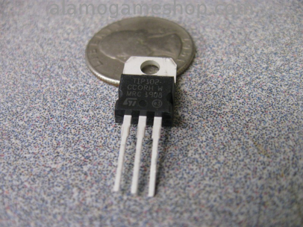 (image for) TIP102 Transistor, NPN Darlington, 100v - Click Image to Close