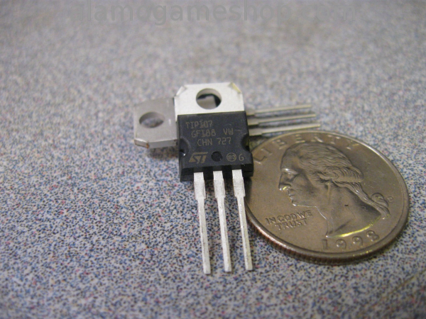 (image for) TIP107 Transistor, PNP Darlington, 100v - Click Image to Close