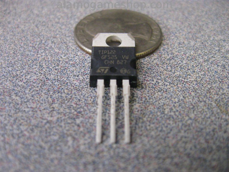 TIP122 Transistor, NPN Darlington, 100v - Click Image to Close