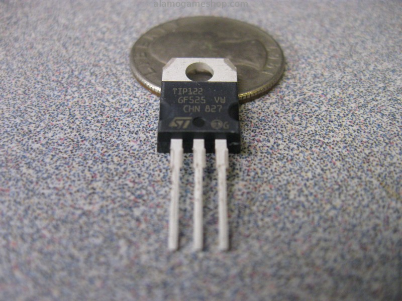 (image for) TIP122 Transistor, NPN Darlington, 100v