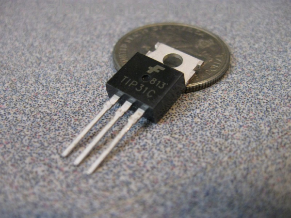 (image for) TIP31C Transistor, NPN 100v CE, 3a - Click Image to Close