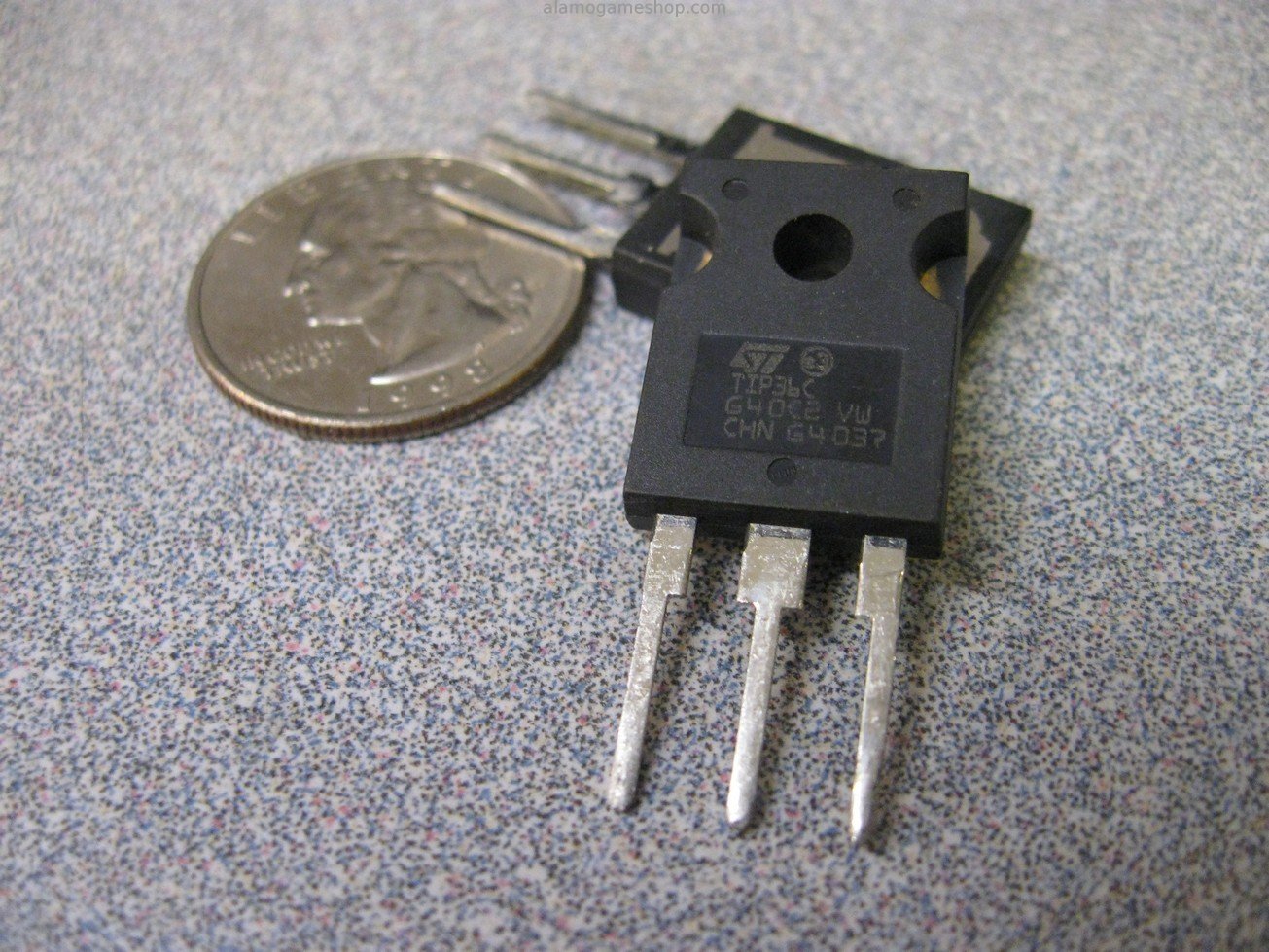 (image for) TIP36C Transistor, PNP 100v CE, 25a