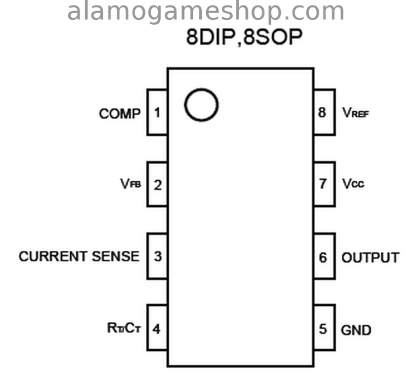 (image for) 3843 Current Mode PWM Oscillator