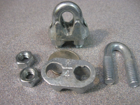 Cable Clamp for 1/4" steel cable