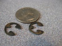 E-Spring Clip, for 1/4" Groove Shafts