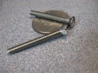 (image for) Flipper Screw 6x32x 1 1/4" Oval