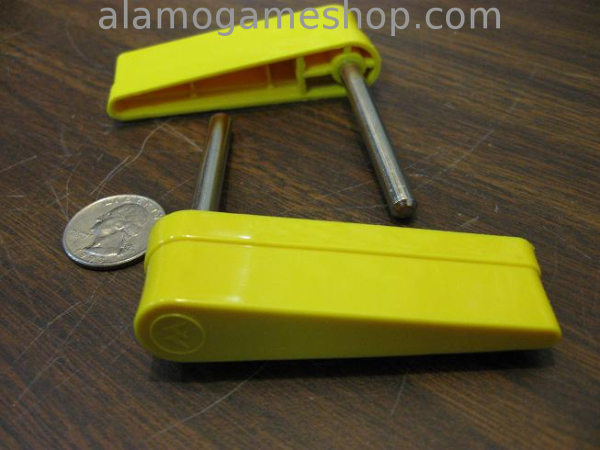 (image for) Flipper and shaft assembly , yellow logo - Click Image to Close