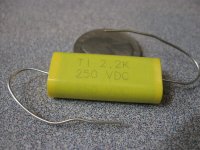 (image for) Capacitor 2.2uf 250v for flippers