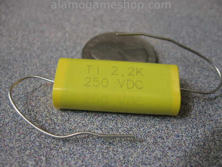 (image for) Capacitor 2.2uf 250v for flippers