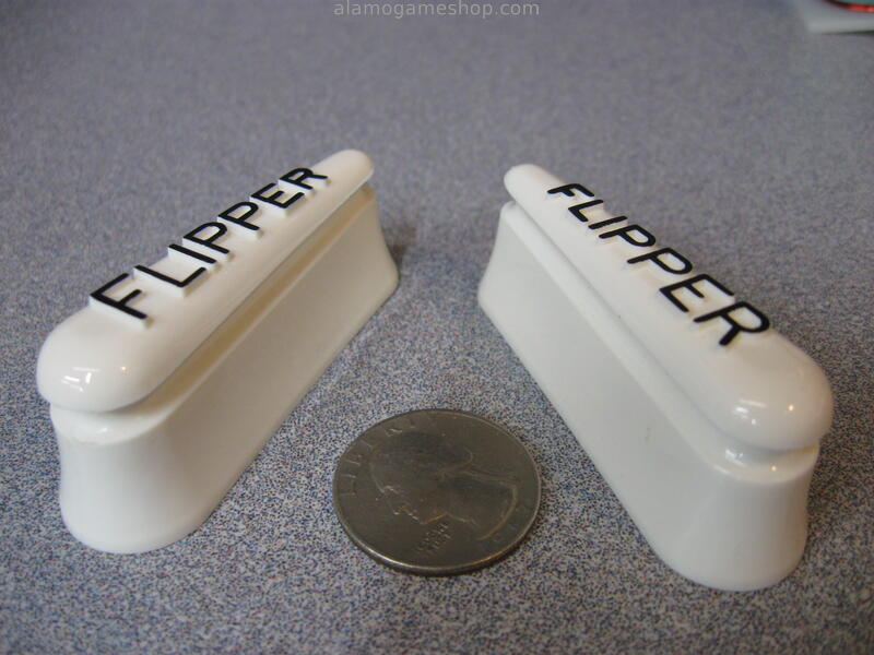 (image for) Flipper 2" Round Top Set, Raised Letter, Black