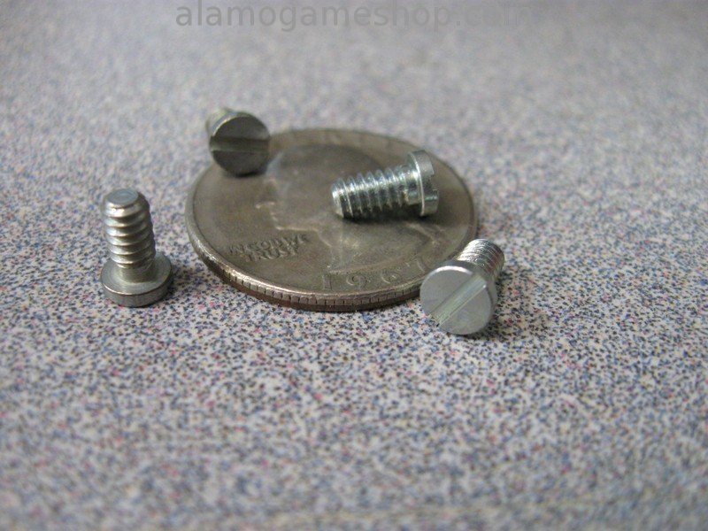 Screw 6/32 1/4" long, slotted Set Screw. - Click Image to Close