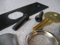 (image for) Lock Kit for Pinball Backglass, Williams