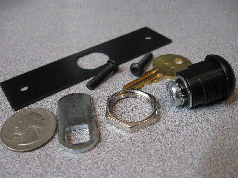 Lock Kit for Pinball Backglass, Williams - Click Image to Close