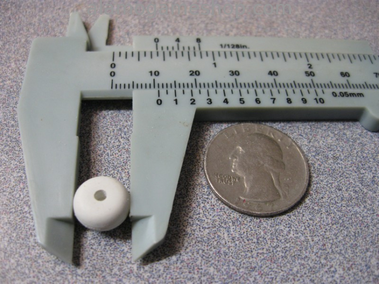 (image for) Ring White Mini-Post 7/16" OD