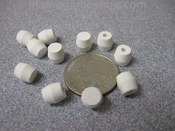 (image for) Postcap - White Rubber - Push On - Click Image to Close