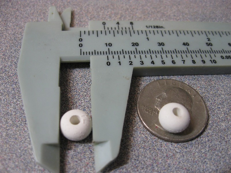 (image for) Ring White Mini-Post 3/8" OD