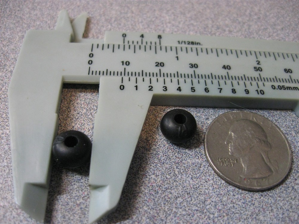 (image for) Ring Black Mini-Post 3/8" OD