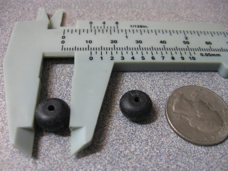 (image for) Ring Black Mini-Post 7/16" OD