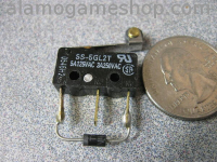 (image for) Switch Sub-Micro with roller and diode
