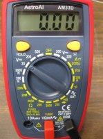 Meter - Volts and Ohms, Diode test with beep